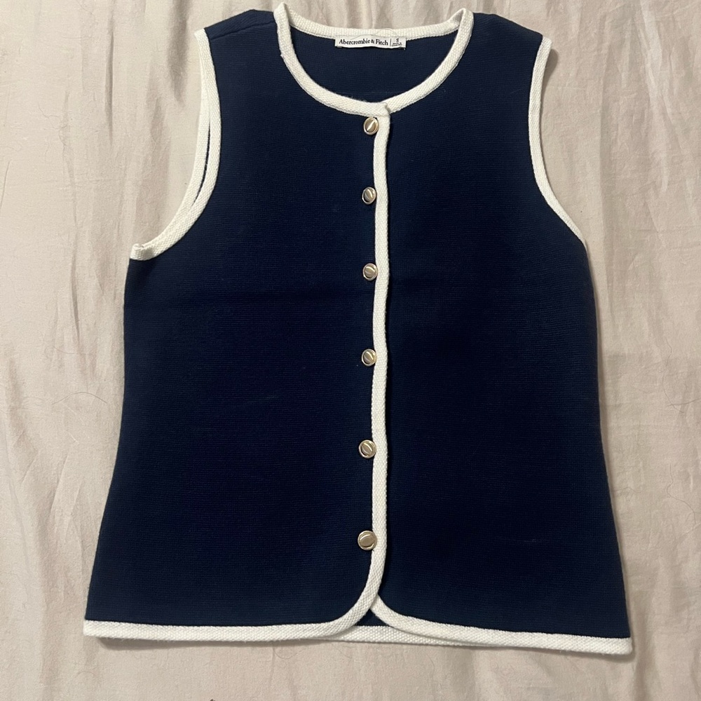 The A&F Mara High-V LuxeLoft Sweater Vest